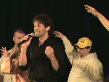Mind Master Stage Hypnotist - Bruce James - top comedy Hypnotism entertainer, can entertain at conferences, seminars, clubs, universities, etc., at events anywhere in the world with his Hilarious Stage Hypnosis (Hypnotism) Show.